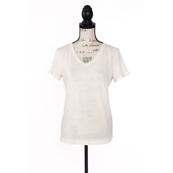 Athletic Works White V-Neck Women’s T-Shirt | Size M | Short Sleeve Activewear - Picture 1 of 6